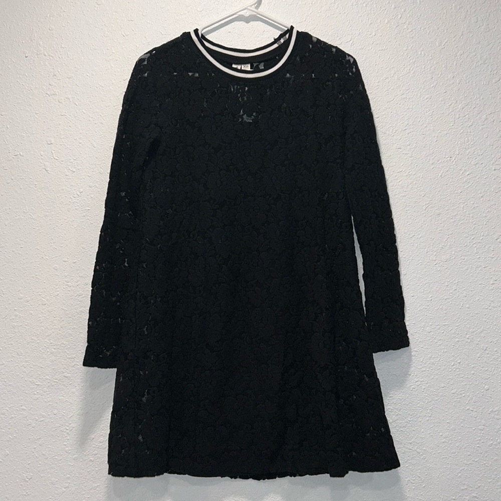 NWT Others Follow black long sleeve lace dress for women